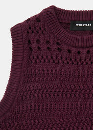 Chunky Cotton Pointelle Tank