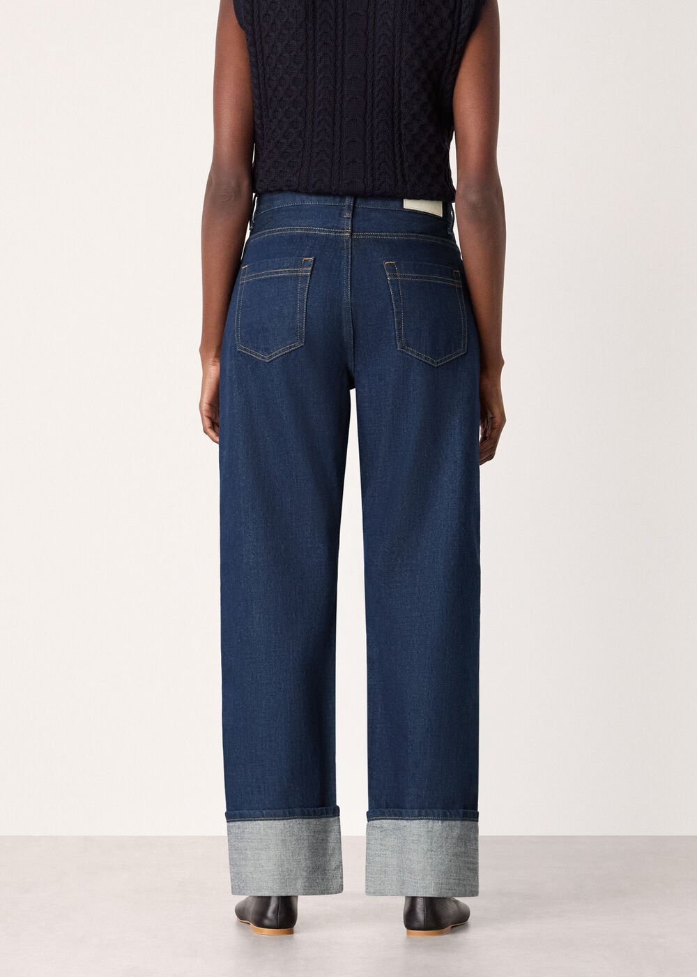 Selvedge Turn Up Detail Jean