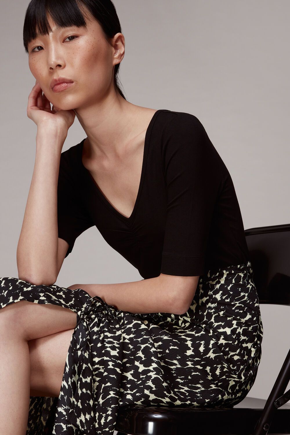 Sahara Cat Ruched Skirt