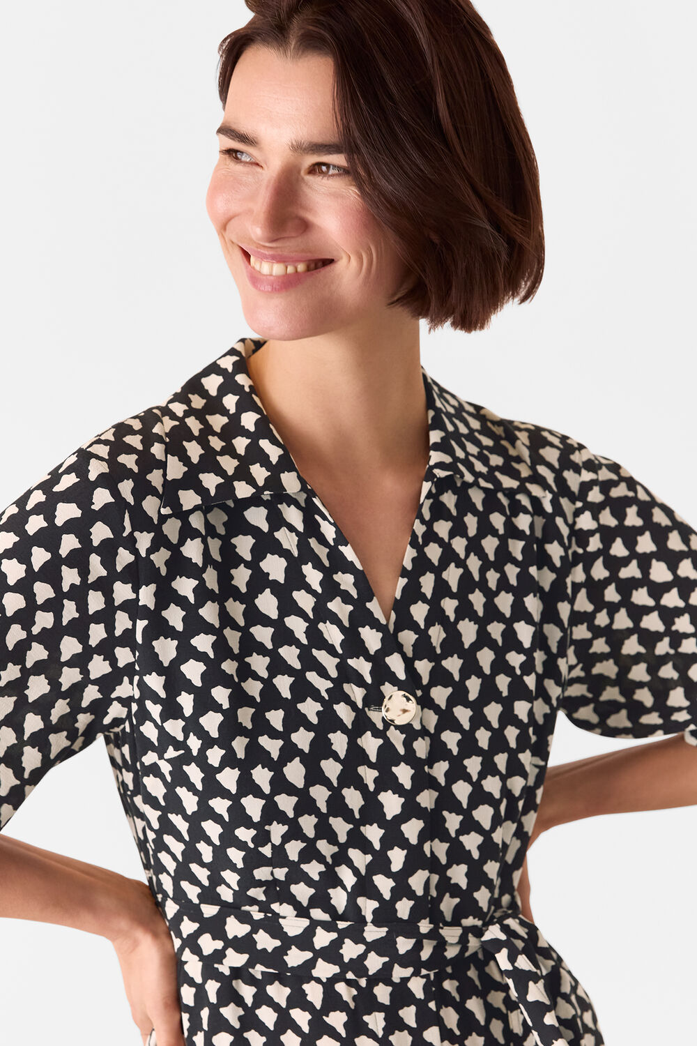 Abstract Triangle Jumpsuit
