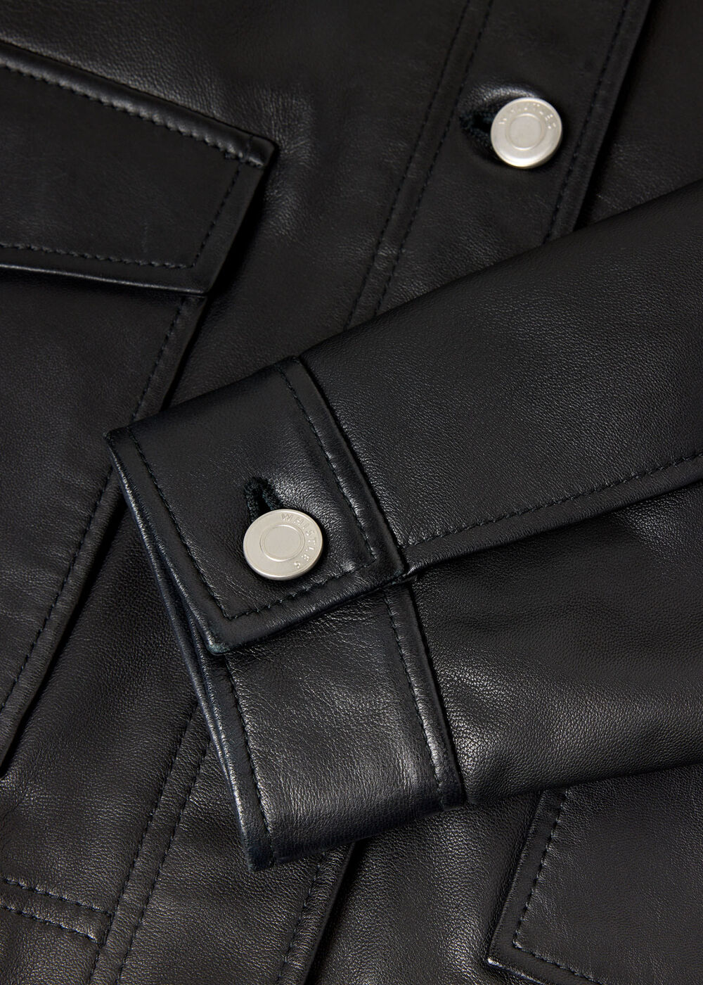 Natia Leather Western Jacket