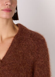 Alpaca Collar Neck Knit