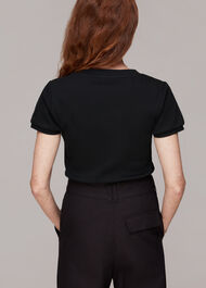 Bella Ribbed Button Up Tee