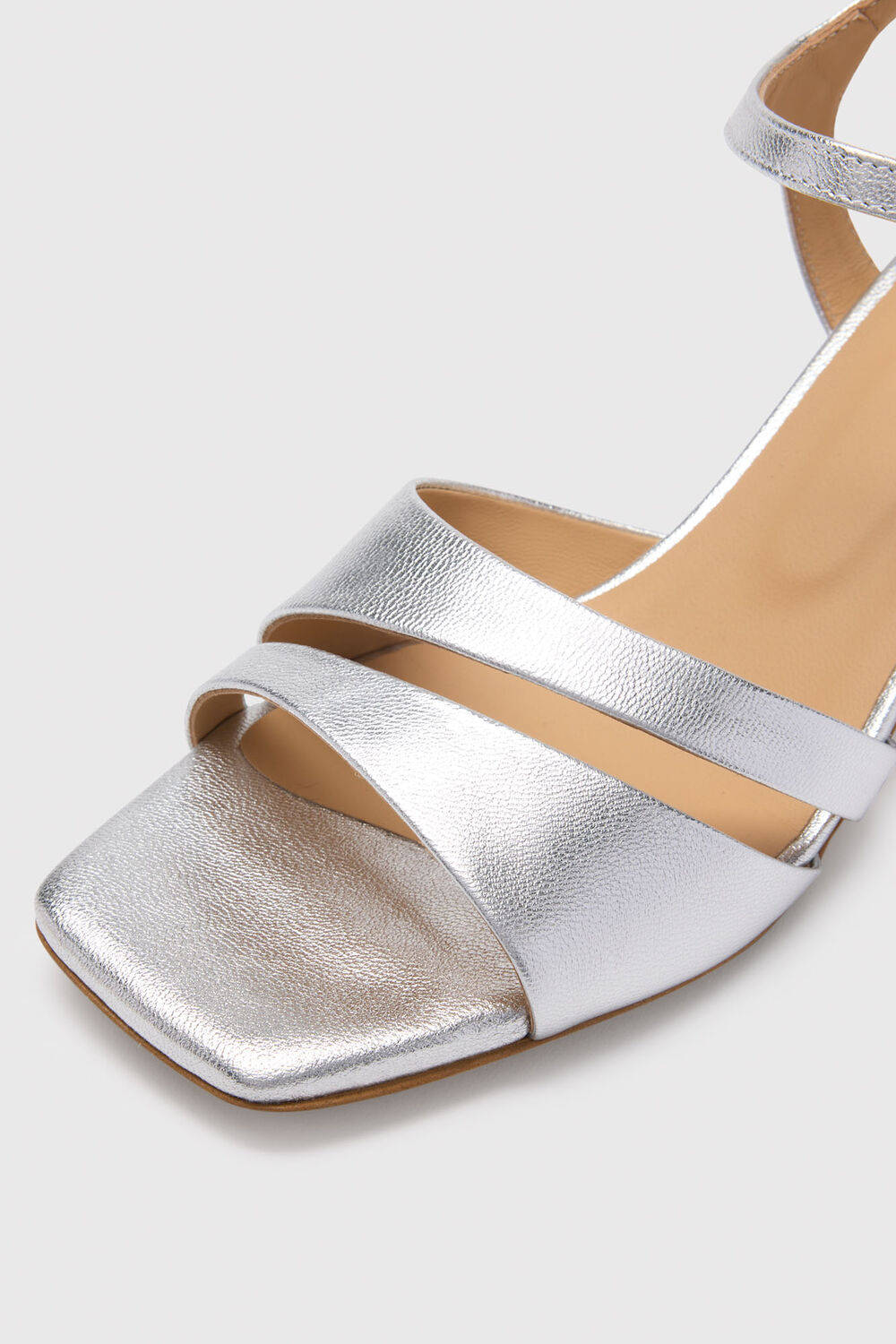 Cutout Block Heel Sandal