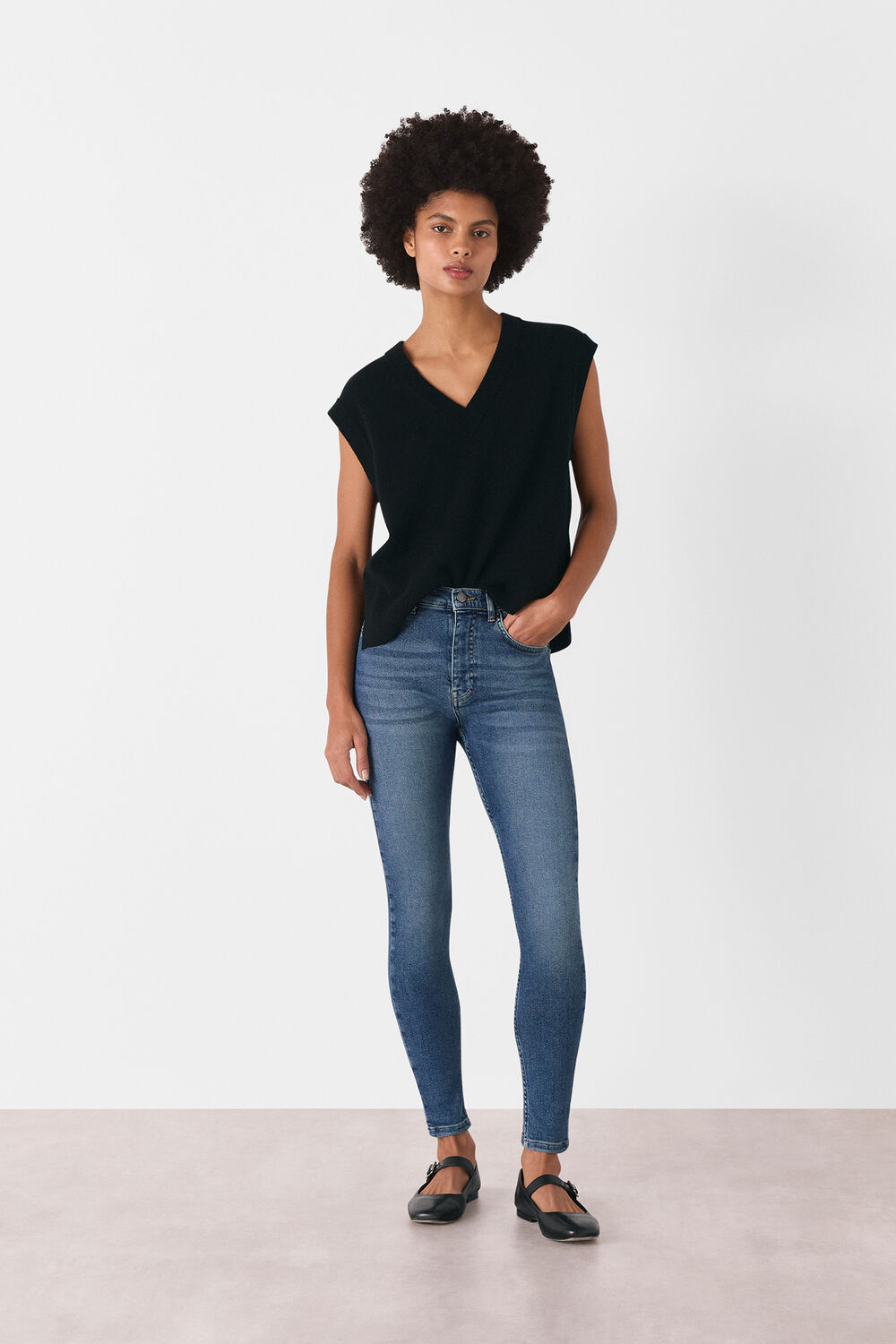 Denim Stretch Sculpted Skinny Jean