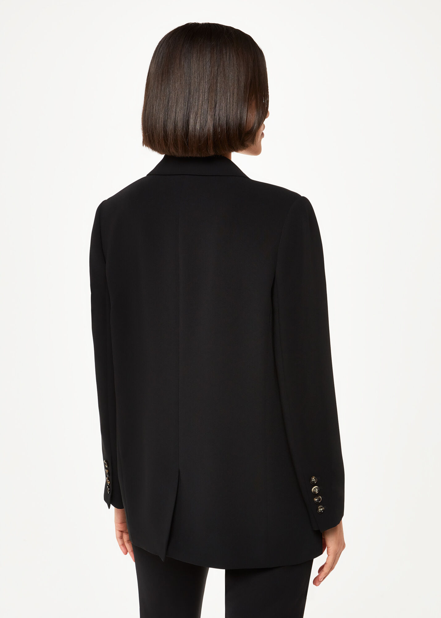 Black Boyfriend Blazer in a Relaxed Fit Whistles