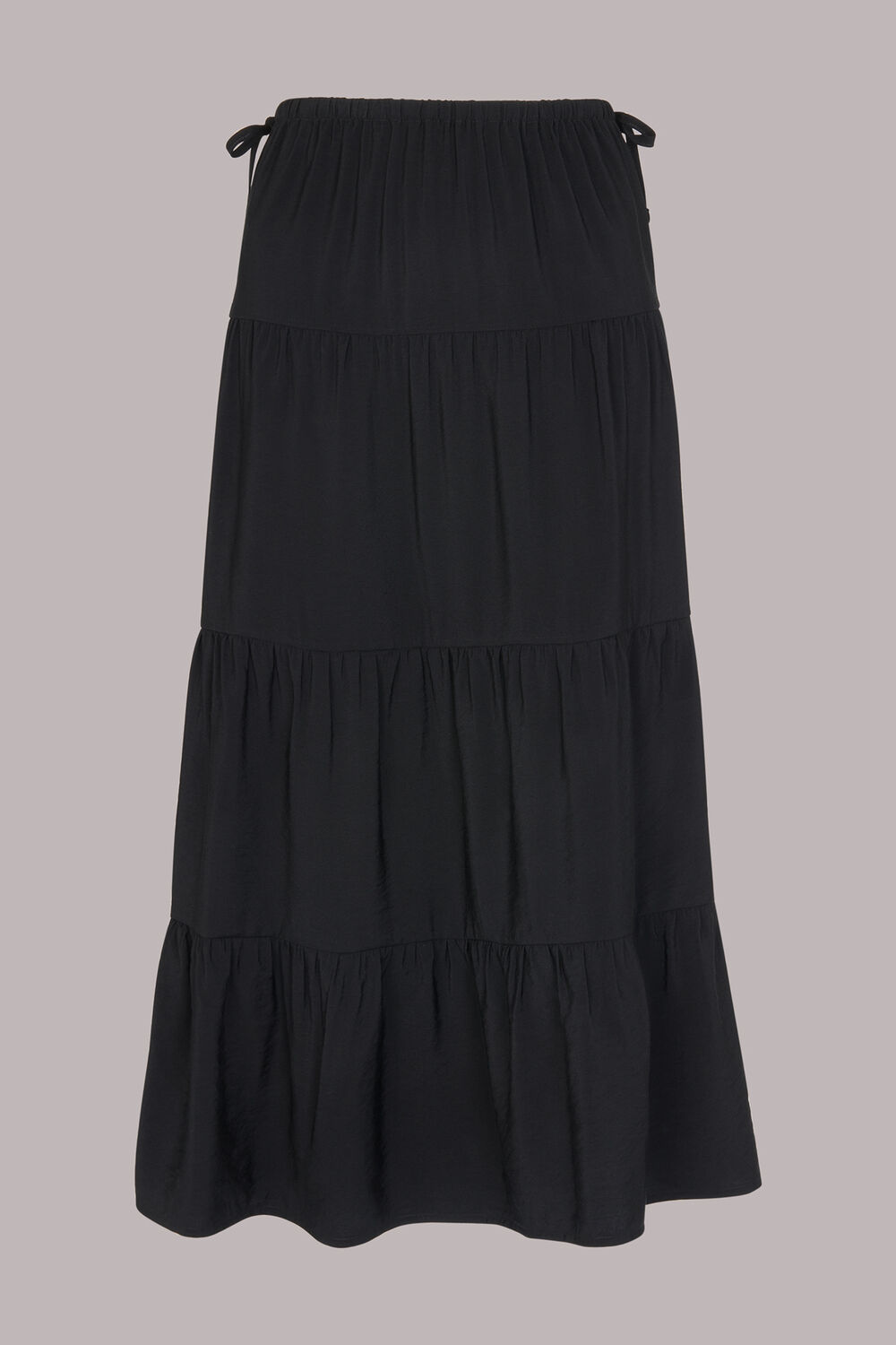 Tie Side Tiered Skirt