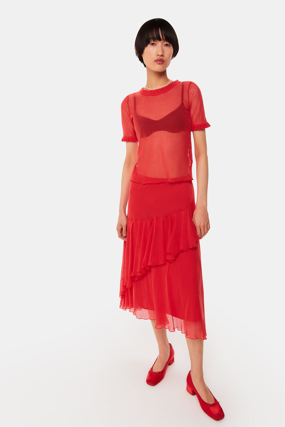 Red Hai Cecilia Skirt
