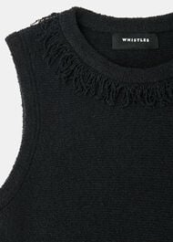 Fringe Detail Knitted Dress