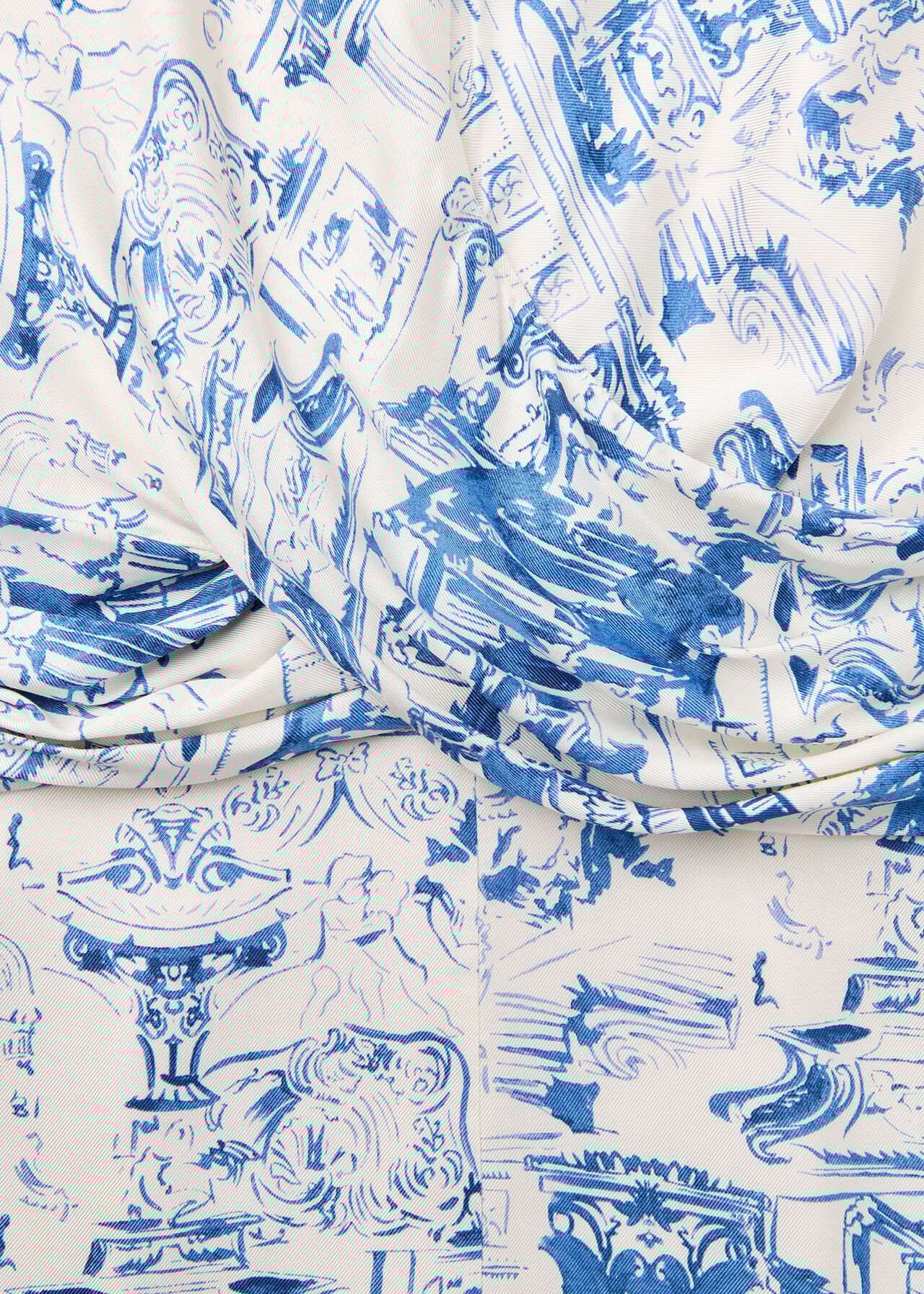 Rome Print Midi Dress