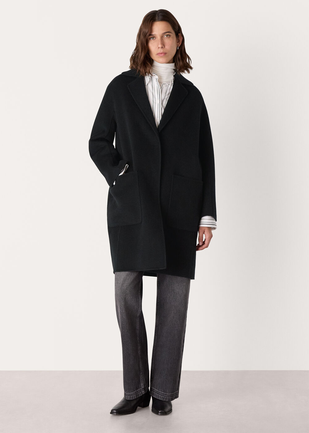 Cassie Double Face Pocket Coat