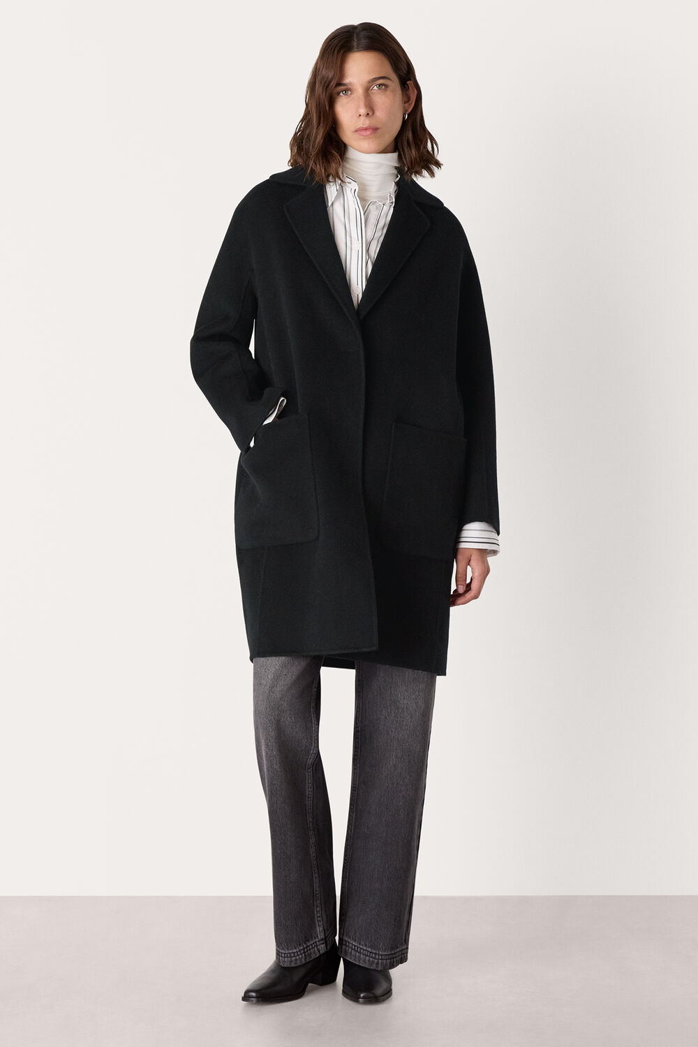 Cassie Double Face Pocket Coat
