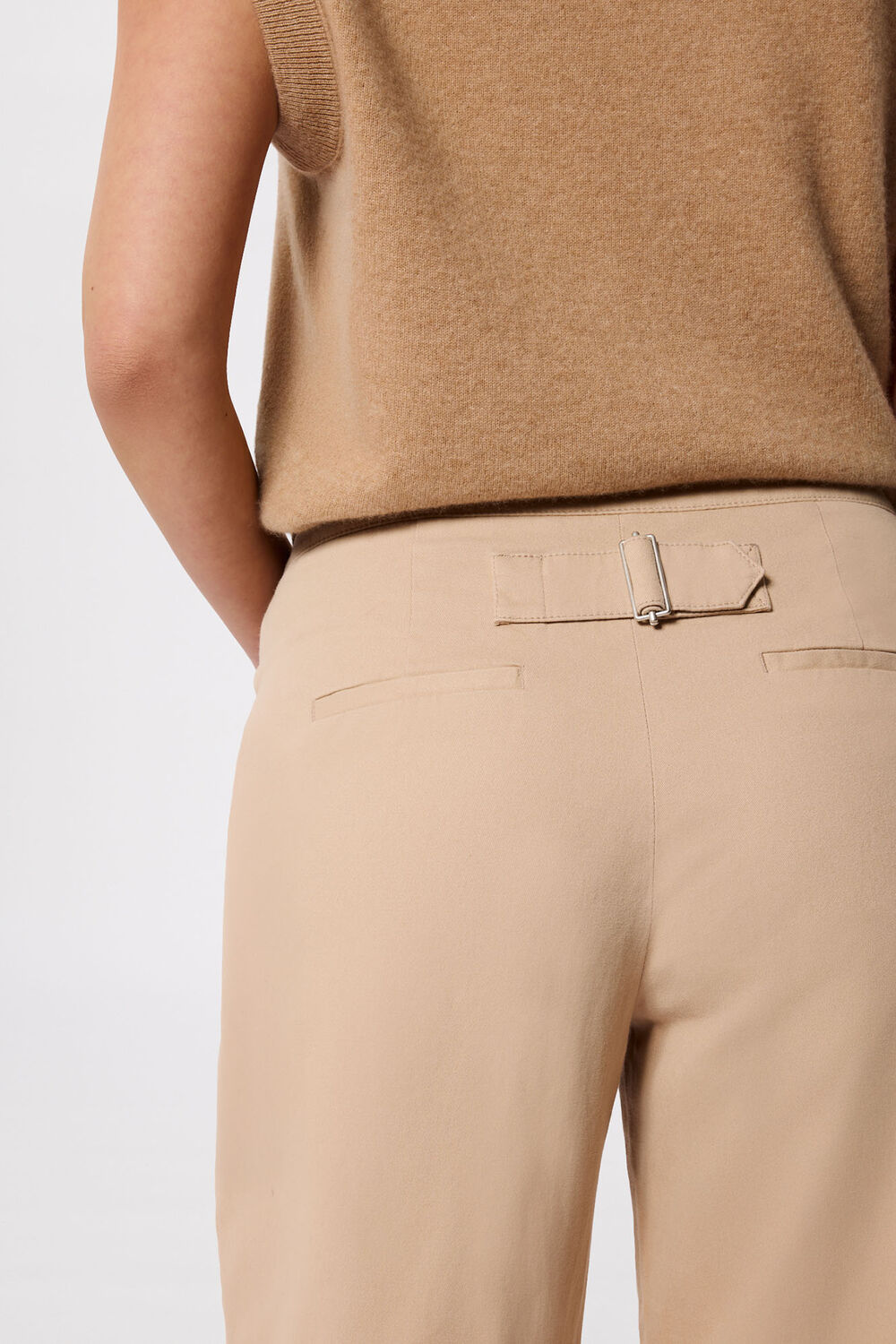 Wide Leg Casual Cotton Trouser