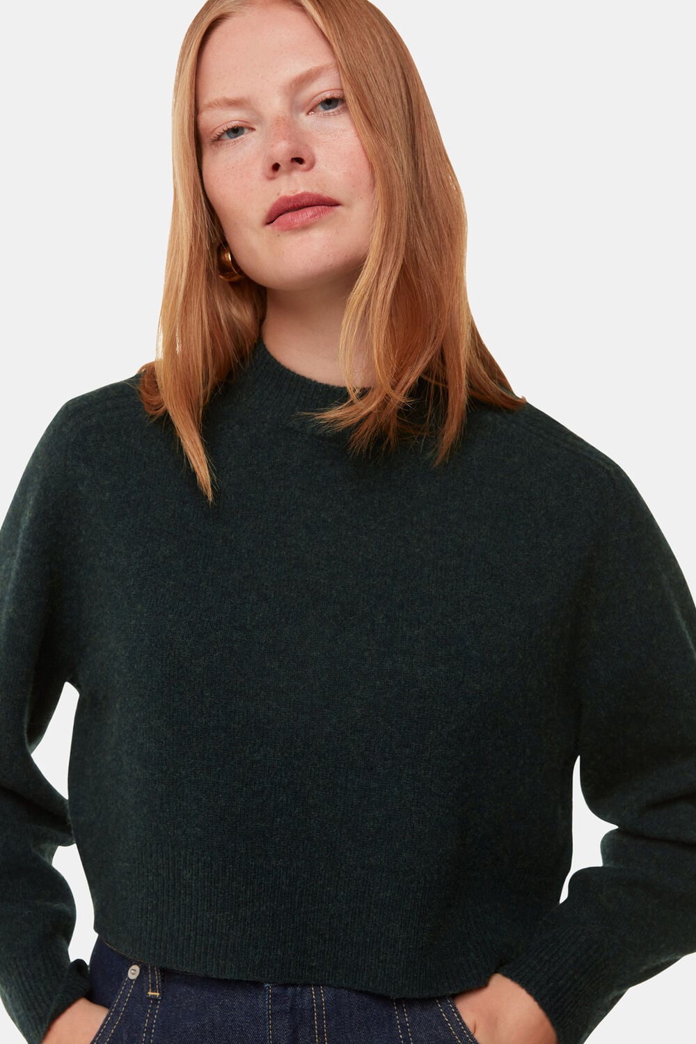 Wool Crop Relaxed Knit