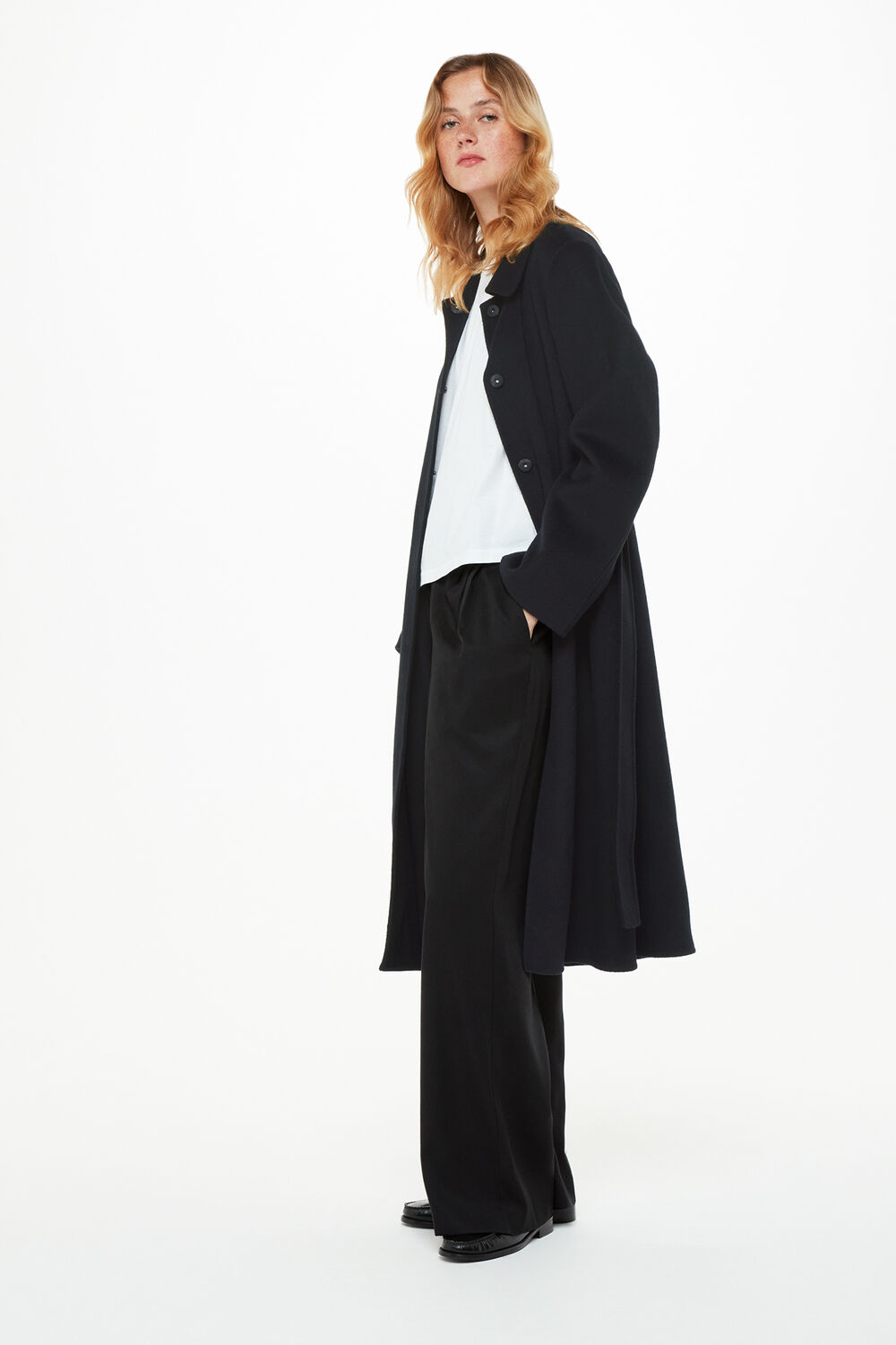 Nell Belted Doubled Faced Coat