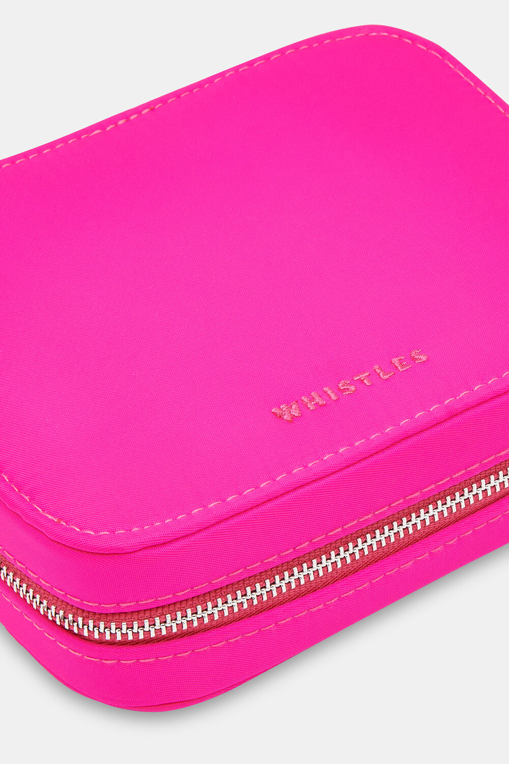 Pink Della Nylon Jewellery Box