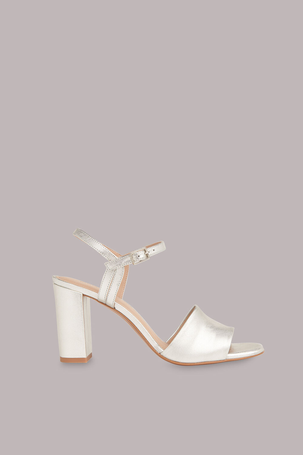 Lilley High Block Heel Sandal