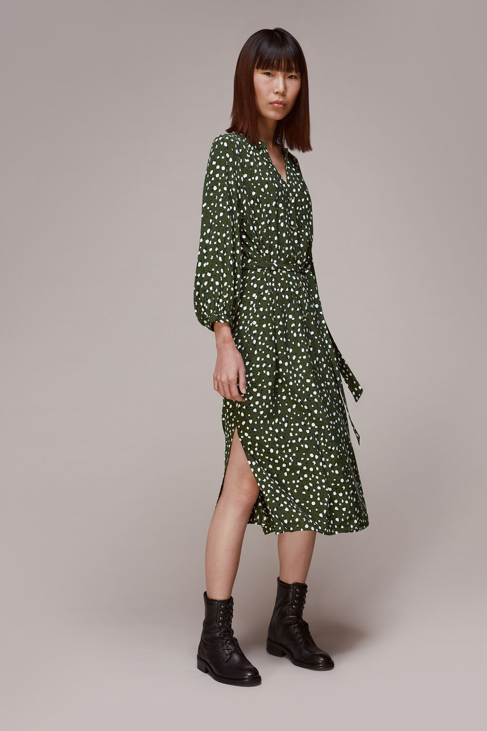 Livi Wild Leopard Midi Dress