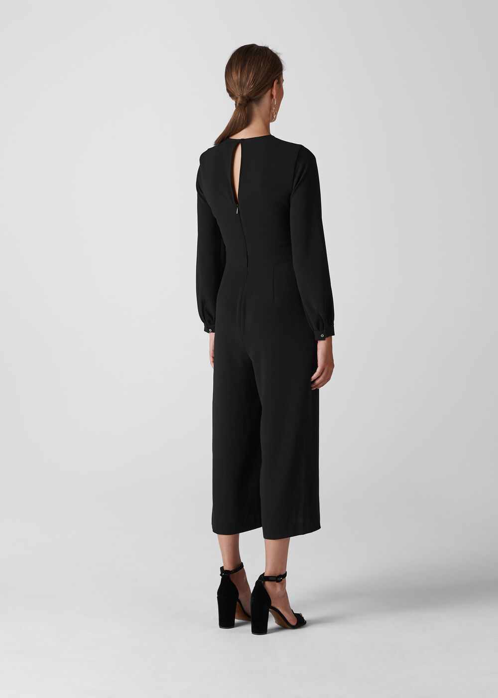 Lexi Twist Front Jumpsuit Black