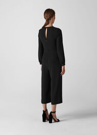 Lexi Twist Front Jumpsuit Black