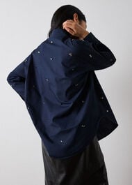Jewelled Cotton Poplin Shirt