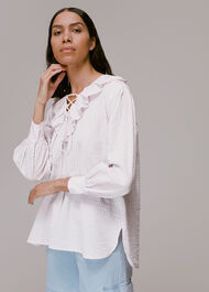 Francesca Check Blouse