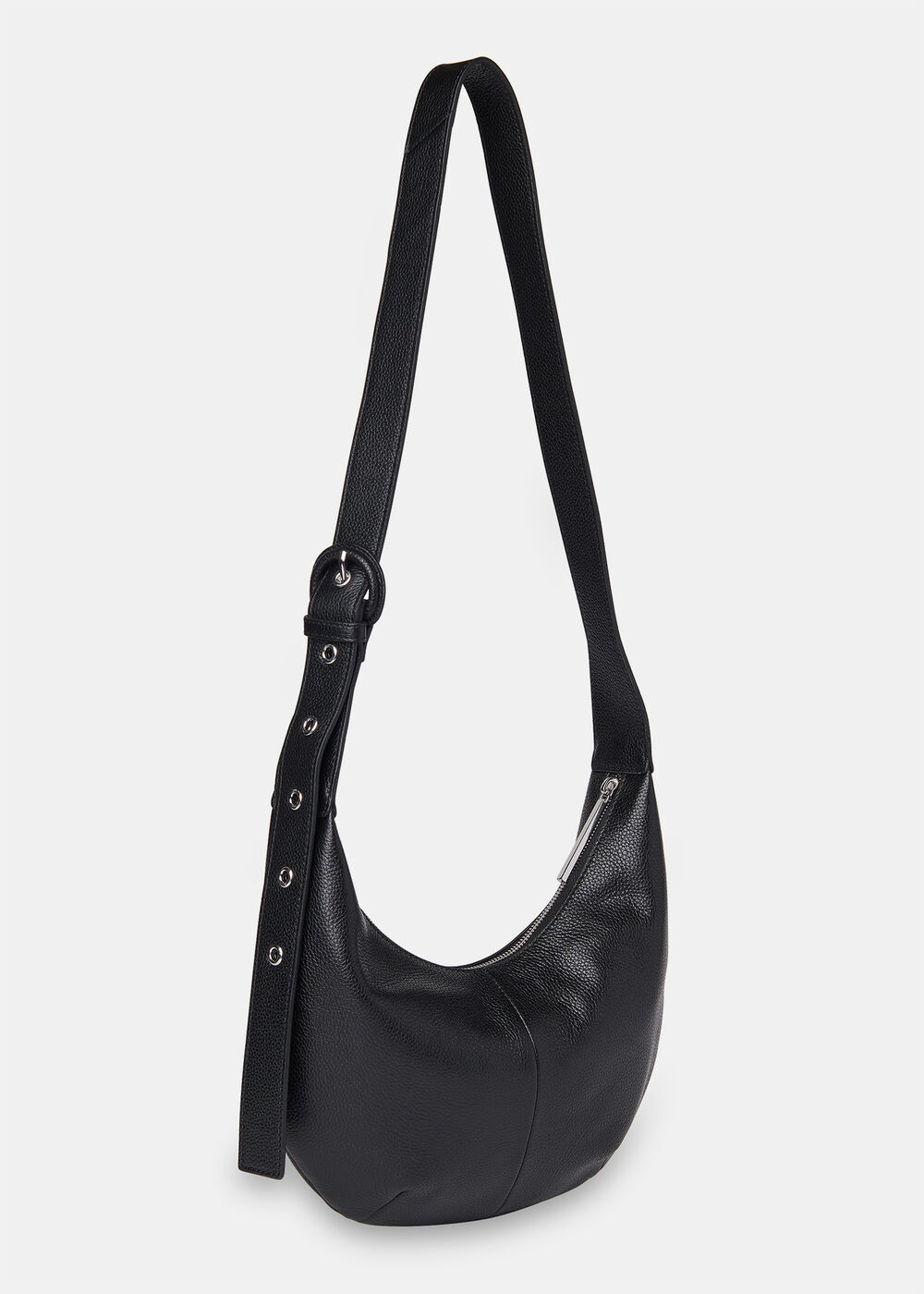 Small Sia Curved Crossbody Bag