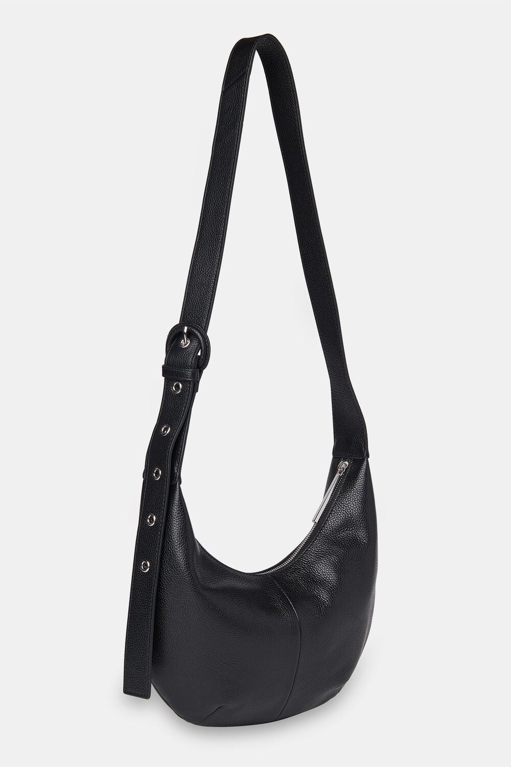 Small Sia Curved Crossbody Bag