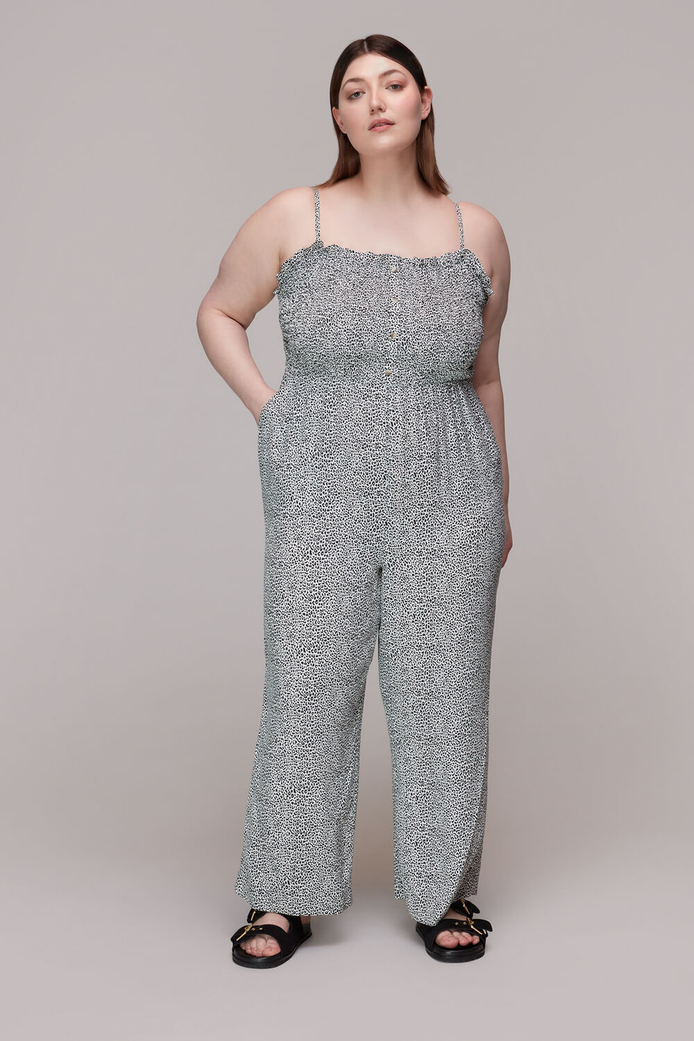 Gradient Leopard Jumpsuit