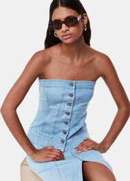 Denim Maxi Skirt