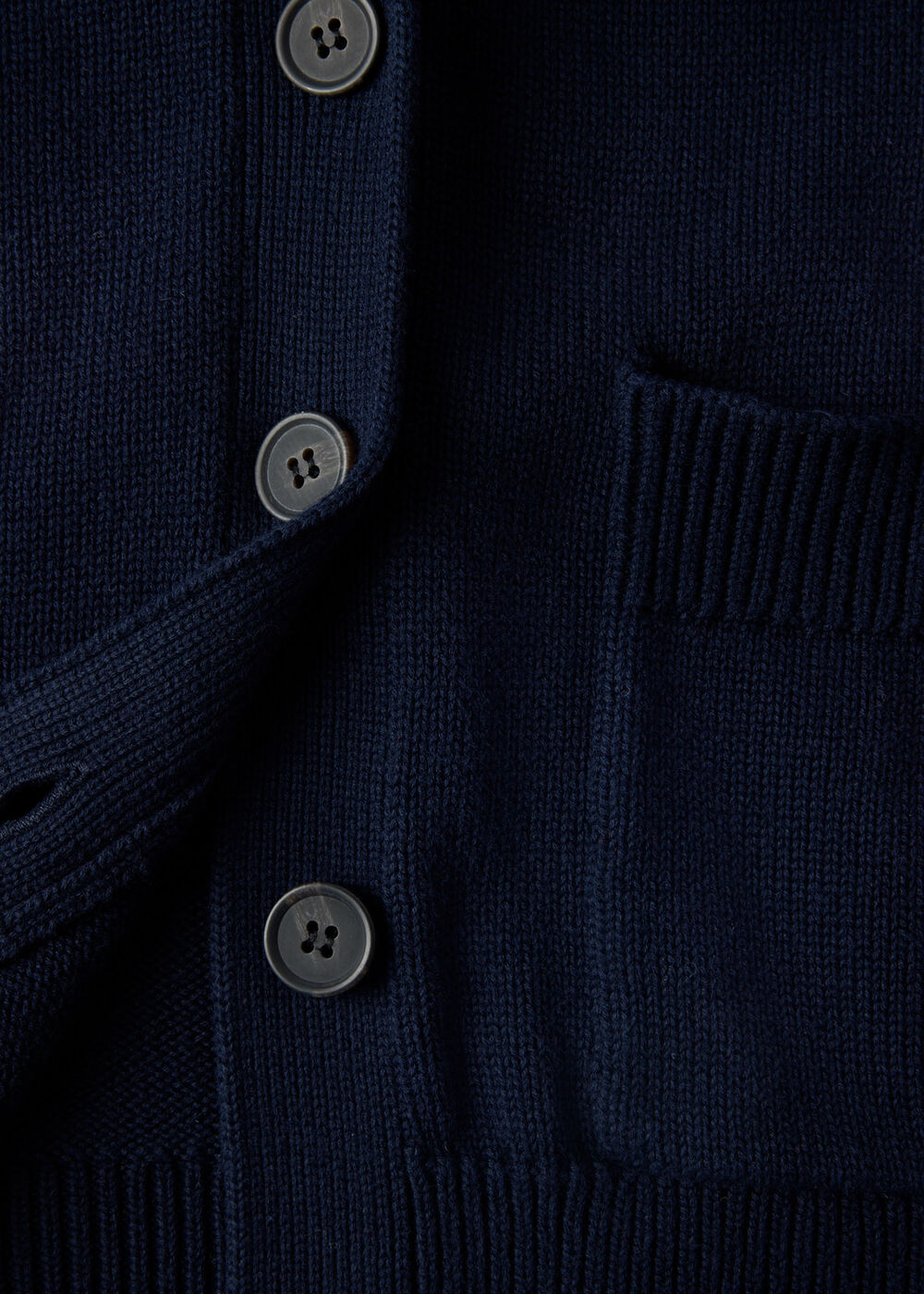 Cotton Pocket Detail Cardigan