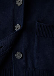 Cotton Pocket Detail Cardigan