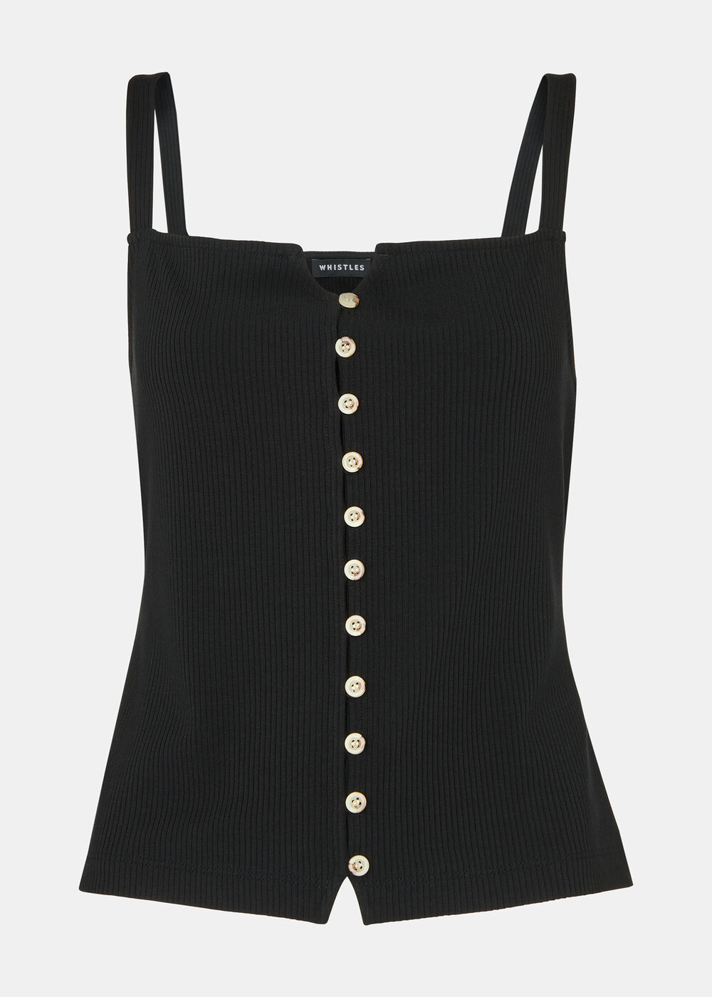 Strappy Button Through Vest