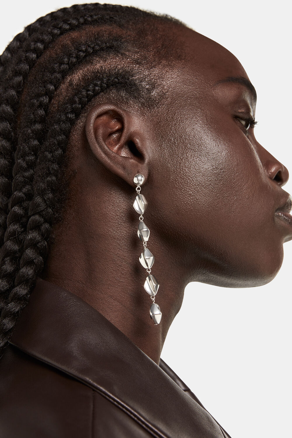 Molten Beaded Earring