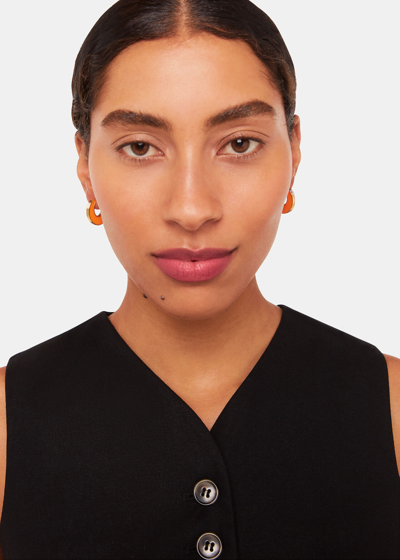 Double Enamel Earring
