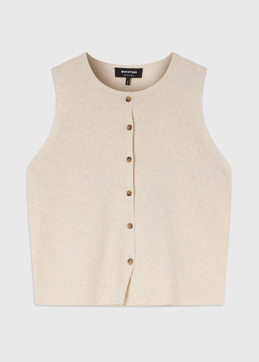 Lucy Button Front Knit Tank