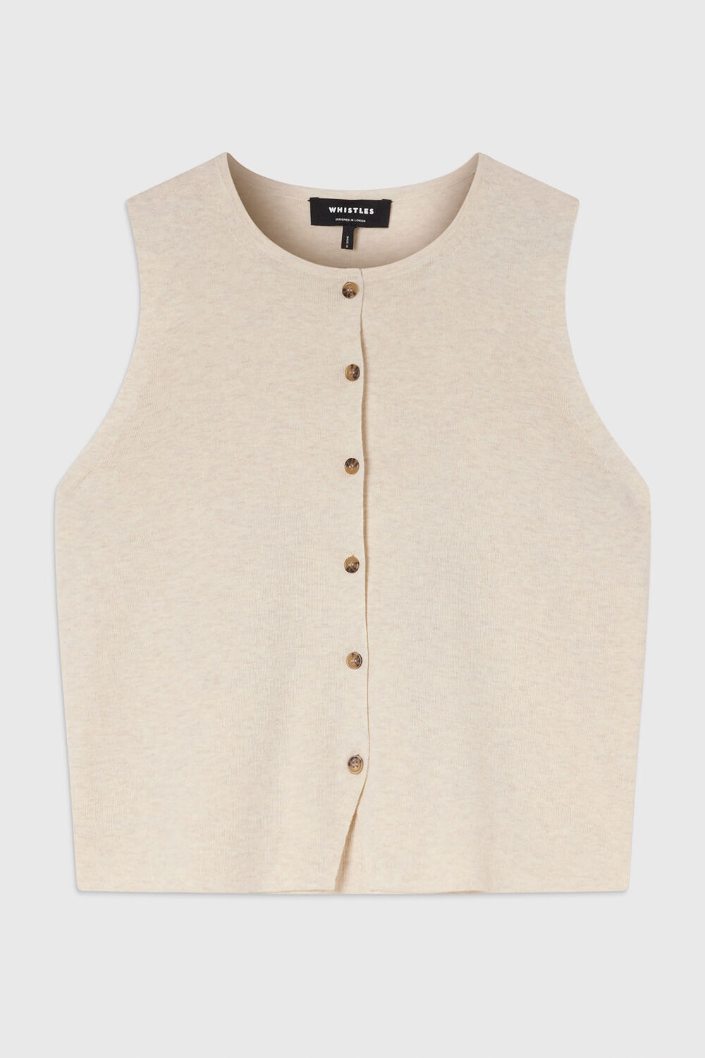 Lucy Button Front Sweater Vest