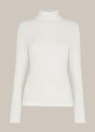 Essential Polo Neck Ivory