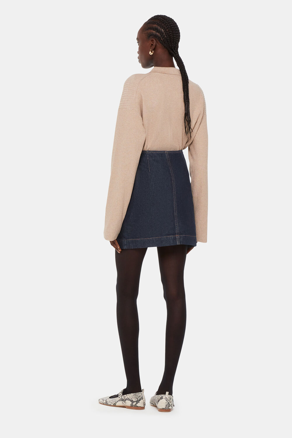 Denim Mini Skirt