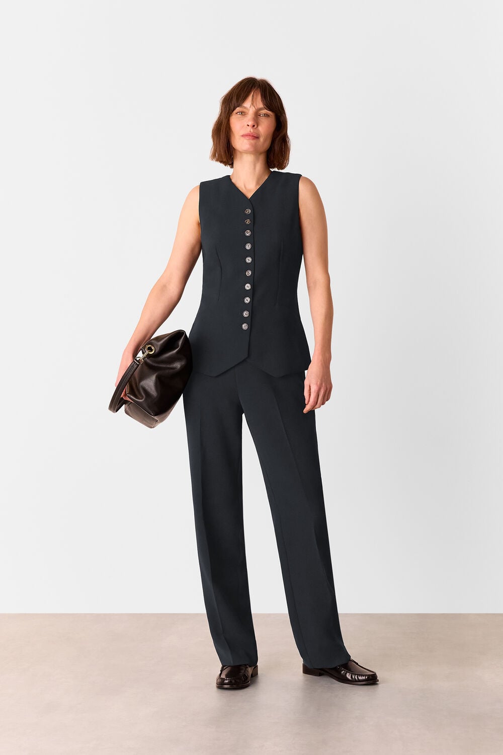Cora Crepe Waistcoat
