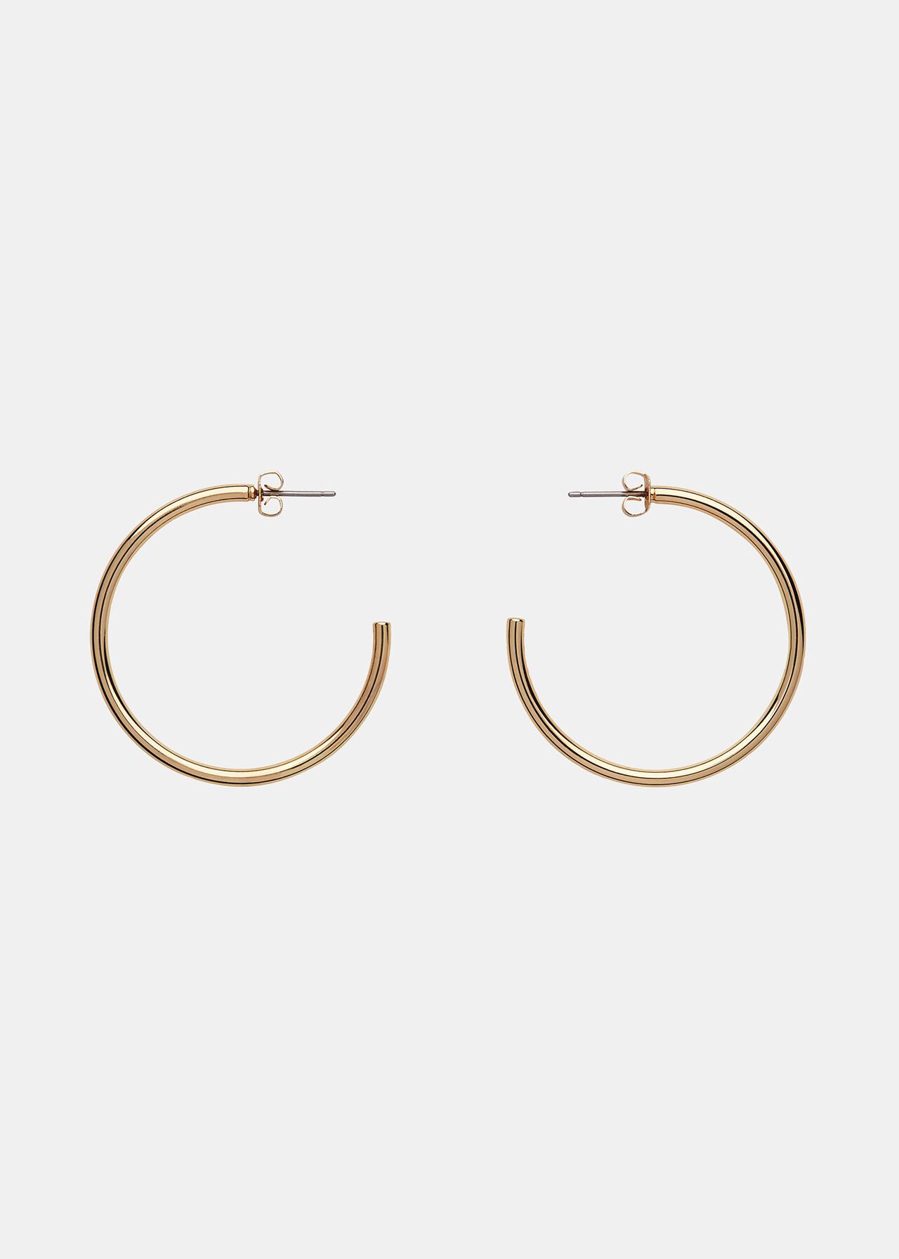 Large Classic Hoop Earring Gold