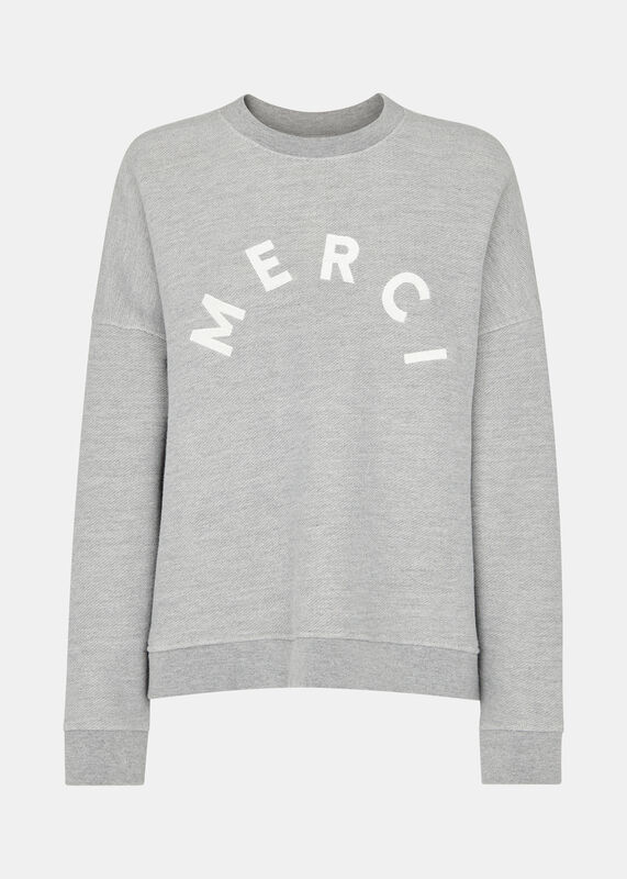 Grey Merci Logo Sweat