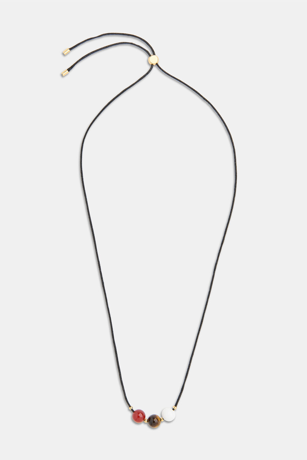 Sphere Bead Cord Necklace