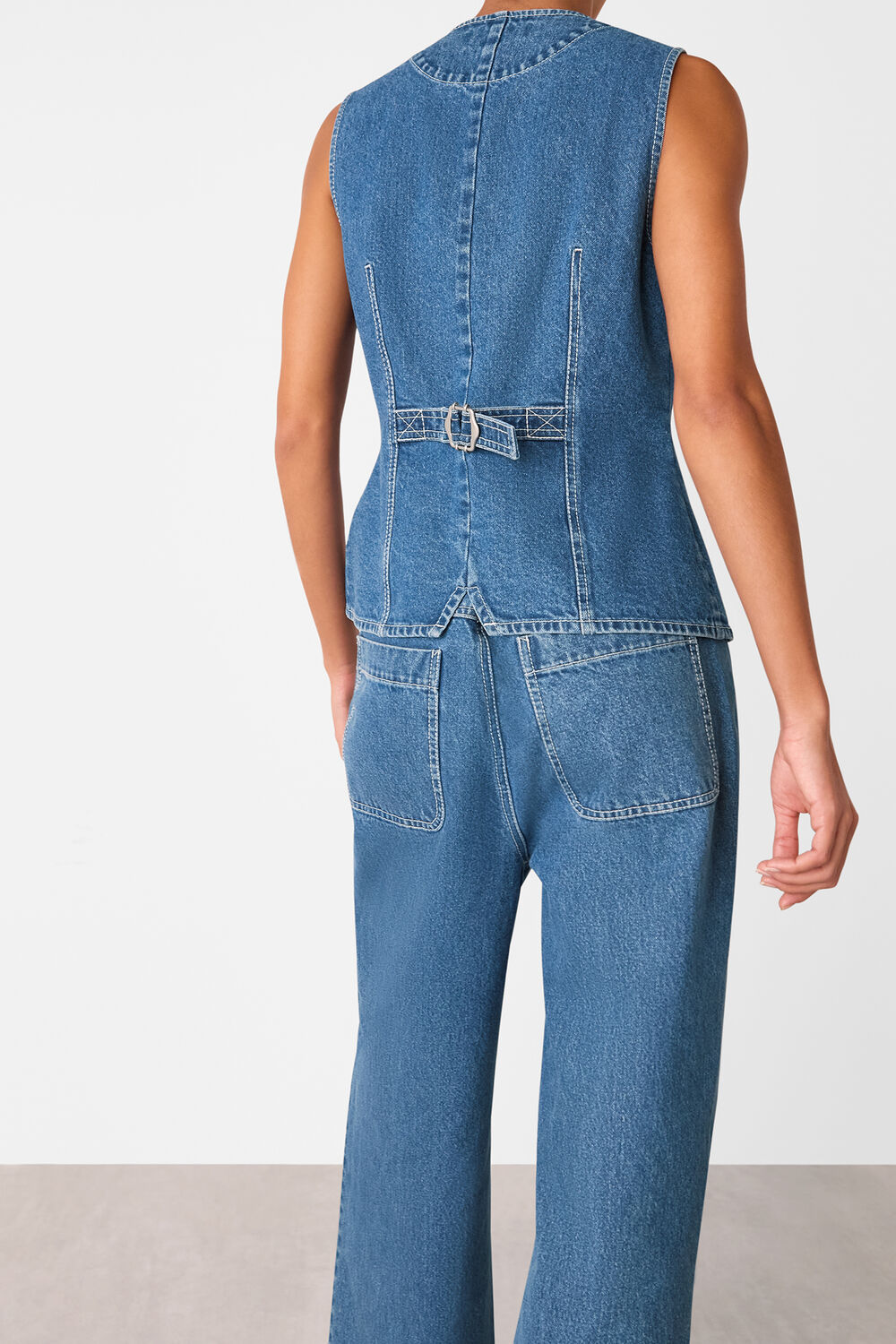 Slim Fit Cotton Waistcoat