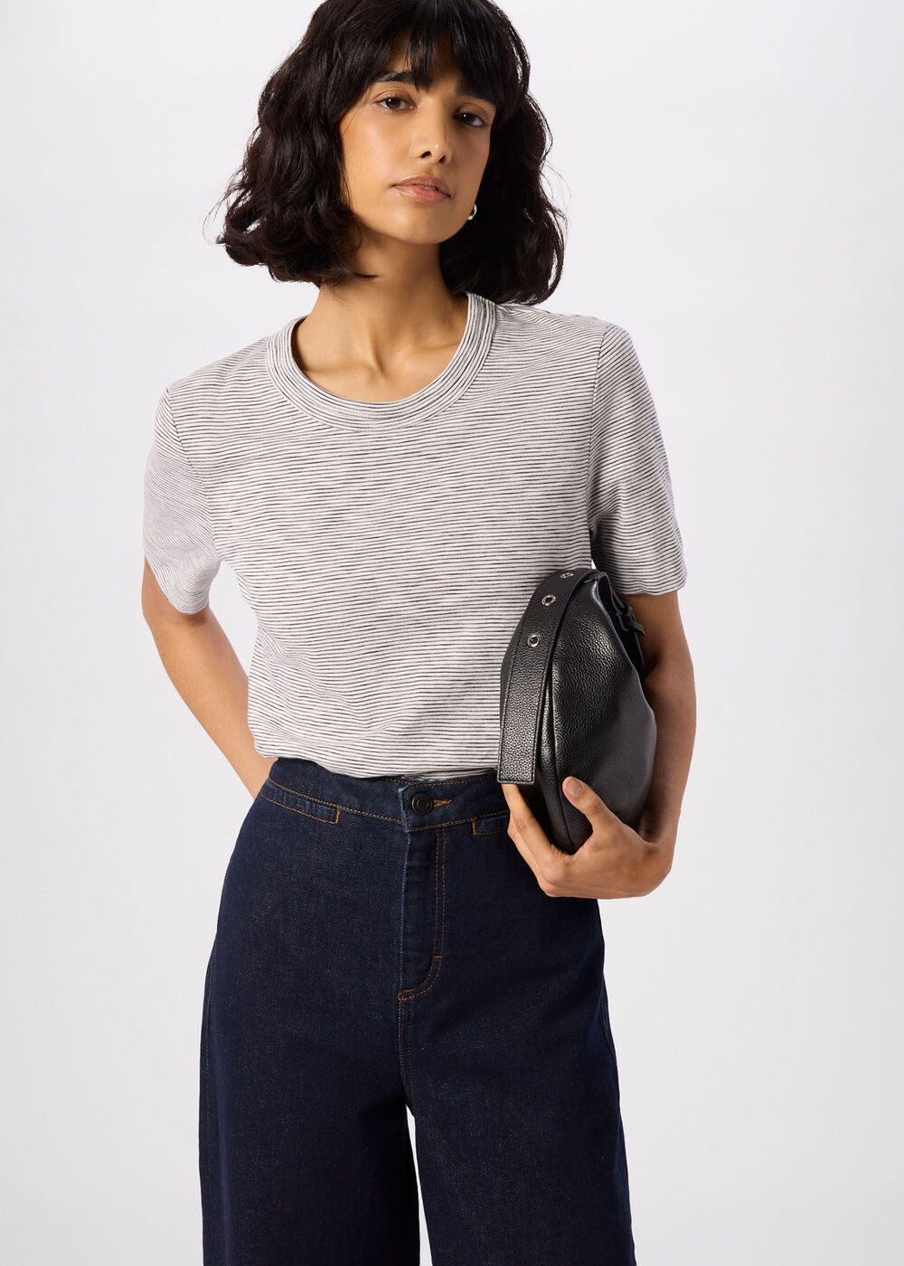 Rosa Double Trim Stripe TShirt