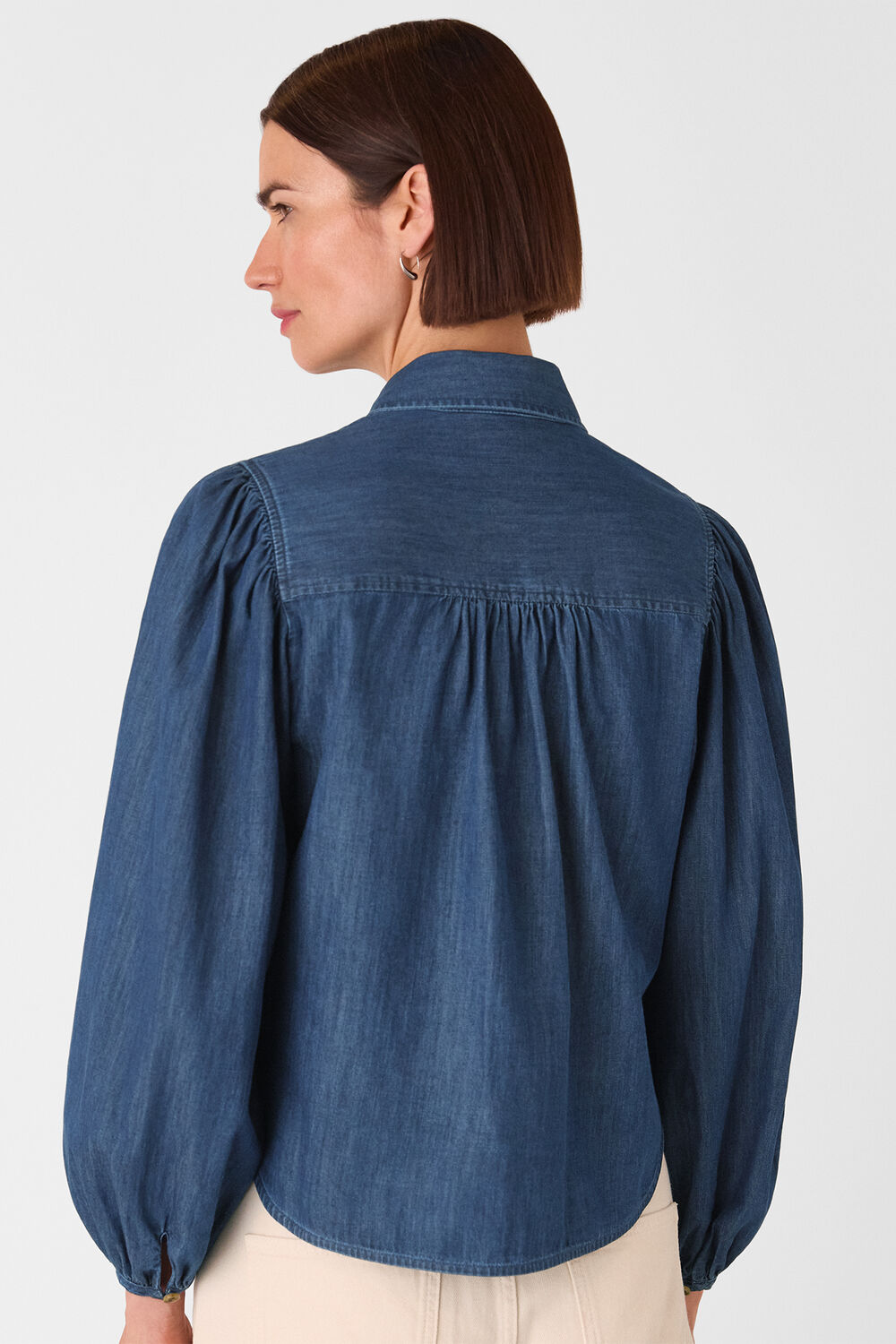 Denim Chambray Cotton Shirt