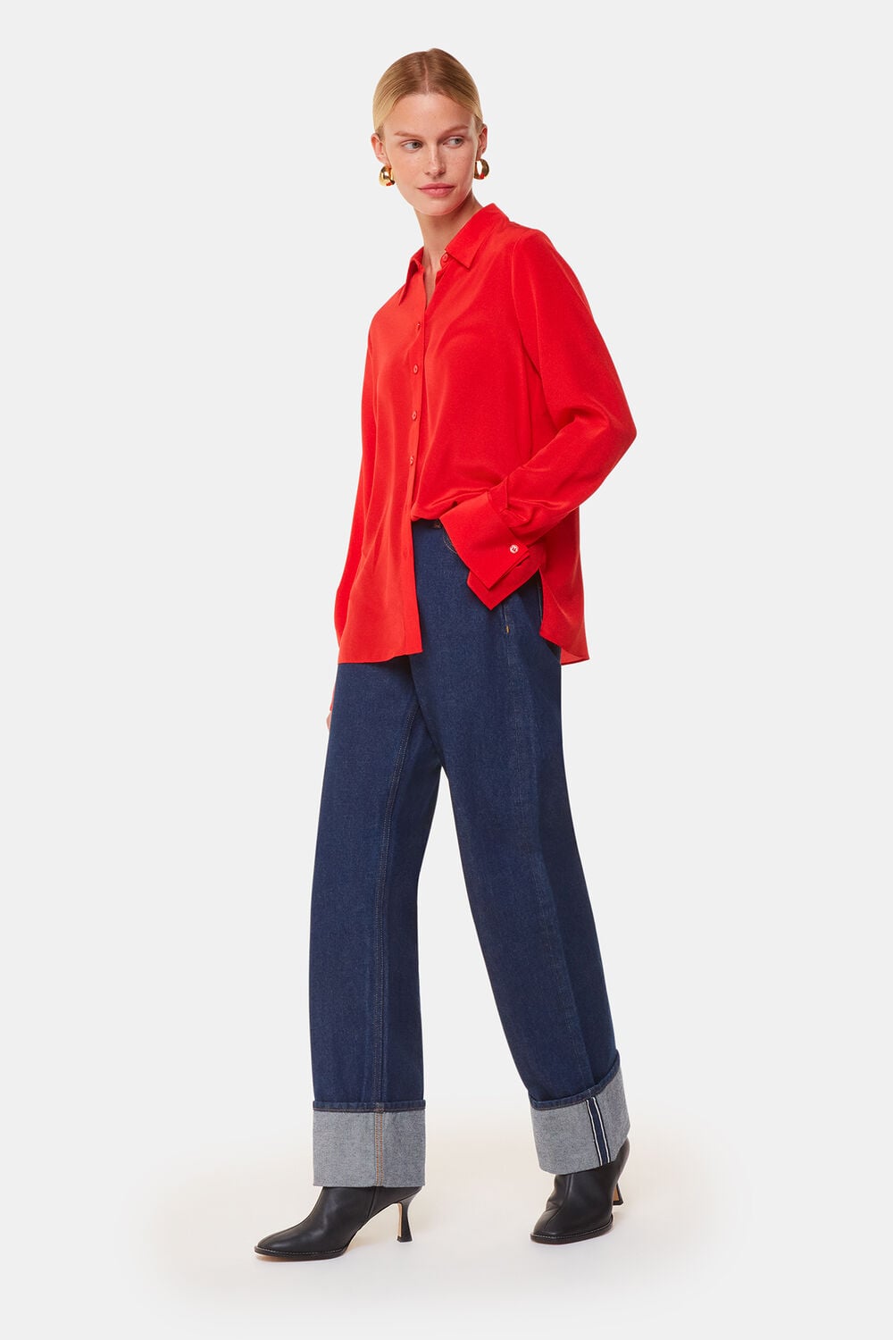 Red Ultimate Silk Shirt