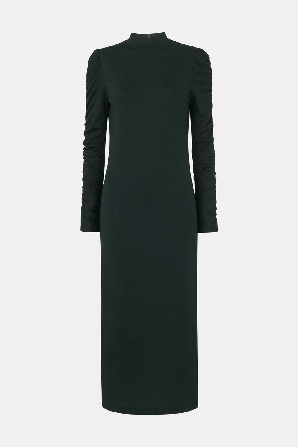 Ruched Sleeve Jersey Dress