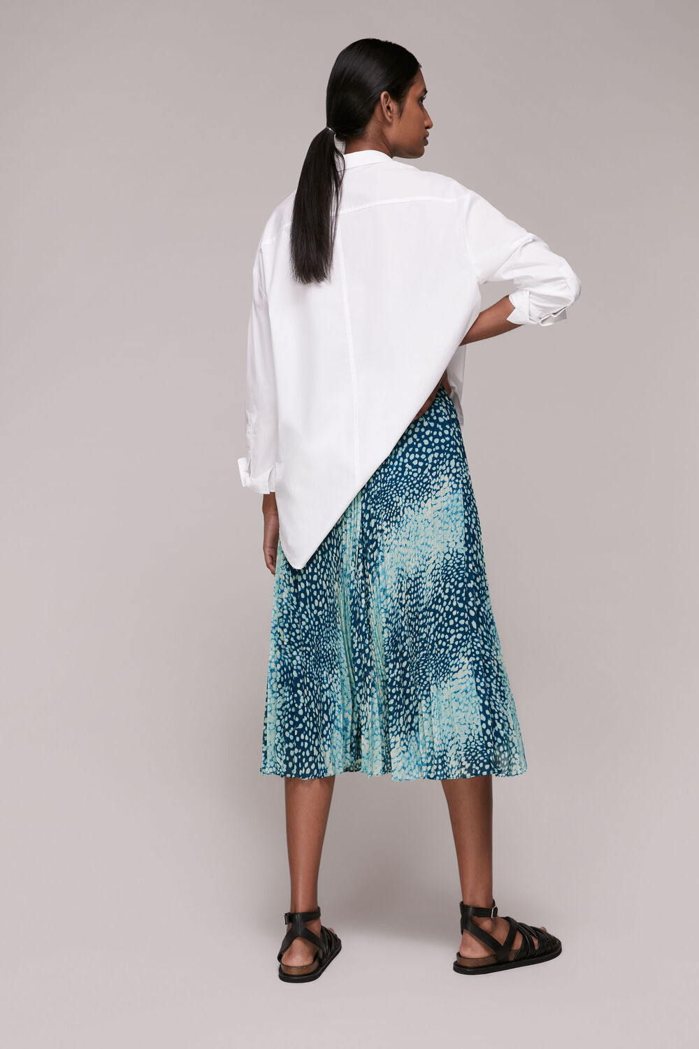 Dalmation Pleated Skirt