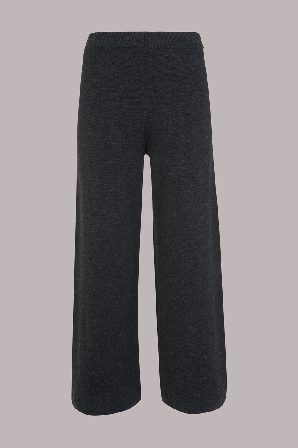 Knitted Wide Leg Marl Trouser